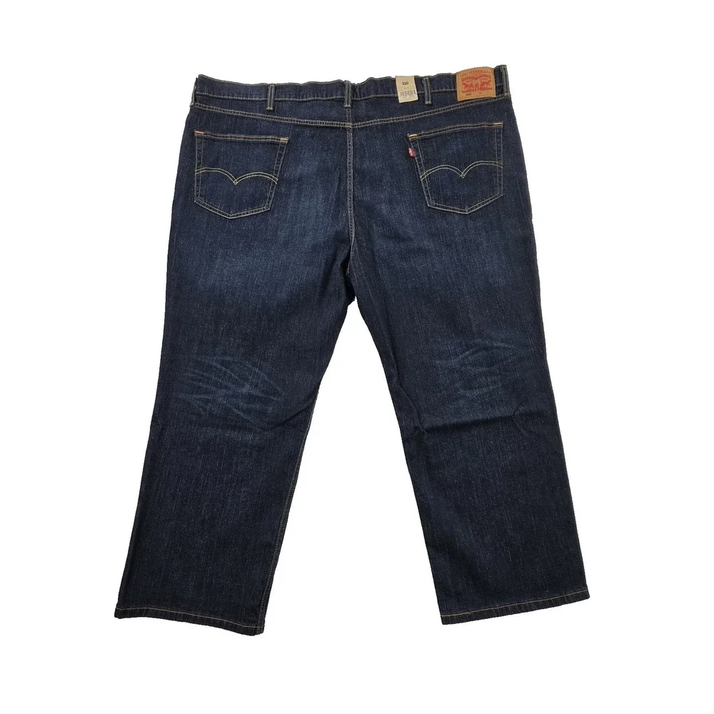 Levi's 559 Relaxed Straight Fit Jeans Blue Big & Tall Men's 54x29 NEW Stretch‎